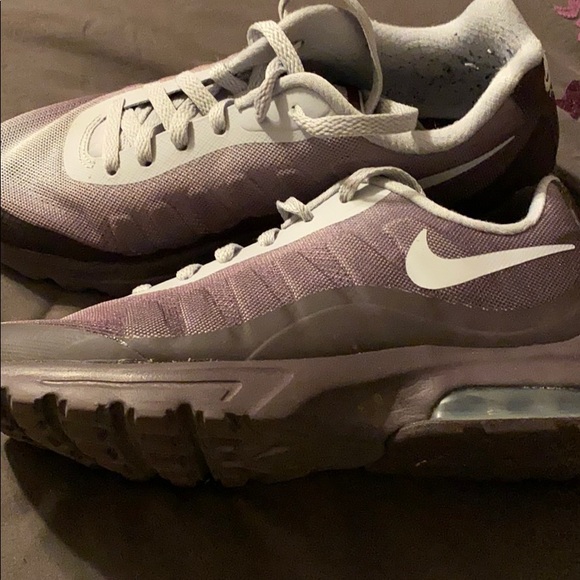purple and gray nikes
